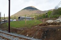 Le train panoramique du Puy de Dôme. La gare de départ du train panoramique du Puy de Dôme. Cliquer pour agrandir l'image.