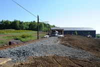 Le train panoramique du Puy de Dôme. La première rame du Panoramique des Dômes, le 26 mai 2012 à 11 h. Cliquer pour agrandir l'image.