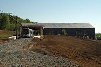 Le train panoramique du Puy de Dôme. La gare de départ du Panoramique des Puys. Cliquer pour agrandir l'image.