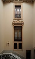 Le nord-ouest de la vieille ville de Palma de Majorque. Escaliers du musée d'art contemporain. Cliquer pour agrandir l'image.