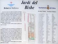 Le quartier de la cathédrale de Palma de Majorque. Jardin de l'Évêché. Cliquer pour agrandir l'image.