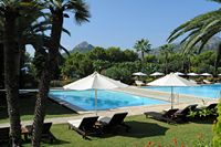 L'hôtel Formentor à Majorque. Les piscines de l'hôtel. Cliquer pour agrandir l'image.