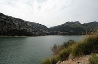 La ville d'Escorca à Majorque. Lac de Gorg Blau. Cliquer pour agrandir l'image.