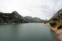 La ville d'Escorca à Majorque. Lac de Gorg Blau. Cliquer pour agrandir l'image.