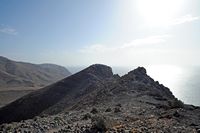 Het dorp Las Playitas in Fuerteventura. De berg van La Entallada. Klikken om het beeld te vergroten in Adobe Stock (nieuwe tab).