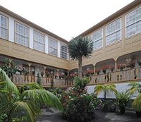 De stad La Orotava in Tenerife. Casa Benitez Lugo y Vergara. Klikken om het beeld te vergroten in Adobe Stock (nieuwe tab).