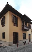 De stad La Orotava in Tenerife. Casa Benitez Lugo y Vergara. Klikken om het beeld te vergroten in Adobe Stock (nieuwe tab).