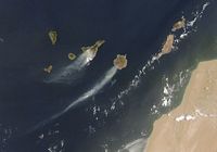 Toeristische info over de Canarische Eilanden. Bosbranden op Tenerife en Gran Canaria. Klikken om het beeld te vergroten.