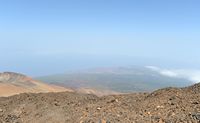 Het landelijk park van Teno in Tenerife. Het Ruraal Park van Teno gezien vanaf de Teide. Klikken om het beeld te vergroten.