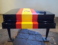 La ville d'Arrecife à Lanzarote. Le château Saint-Joseph. Piano. Cliquer pour agrandir l'image.