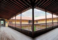 De stad Garachico in Tenerife. Voormalig klooster San Francisco, klooster. Klikken om het beeld te vergroten.
