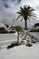 Het monument aan de boer (Monumento al Campesino) in Lanzarote. Monument. Klikken om het beeld te vergroten.