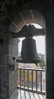 La ville de San Cristóbal de la Laguna à Ténériffe. Le clocher de la Iglesia de la Concepción. Cliquer pour agrandir l'image.