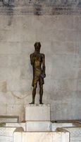 La statue de saint Jean-Baptiste du baptistère de la cathédrale de Split. Cliquer pour agrandir l'image.