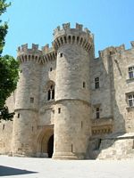Chevaliers de Rhodes. Palais des Grands Maîtres à Rhodes. Cliquer pour agrandir l'image.