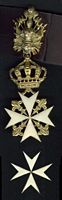 Chevaliers de Rhodes. Croix des Chevaliers. Cliquer pour agrandir l'image.