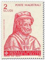 Chevaliers de Rhodes. Timbre, Hélion de Villeneuve. Cliquer pour agrandir l'image.