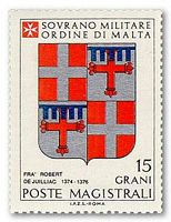 Chevaliers de Rhodes. Timbre, armes de robert de juillac. Cliquer pour agrandir l'image.