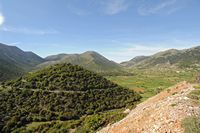 La province de La Canée en Crète. Le koules turc sur le plateau d'Askyfou. Cliquer pour agrandir l'image.