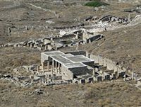 Le Quartier du Théâtre de Délos en Grèce. La Maison aux Masques (auteur Bernard Gagnon). Cliquer pour agrandir l'image.