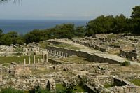 Le site de Camiros à Rhodes. Cliquer pour agrandir l'image. Le site de Camiros à Rhodes. Cliquer pour agrandir l'image.