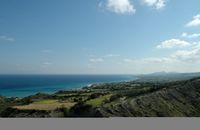 Côte aux environs de Camiros à Rhodes. Cliquer pour agrandir l'image.
