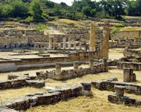 Le site de Camiros à Rhodes. Cliquer pour agrandir l'image. Le site de Camiros à Rhodes. Cliquer pour agrandir l'image.