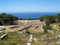 Vue d'ensemble du site de Camiros à Rhodes. Cliquer pour agrandir l'image.