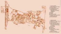 Plan du site de Camiros à Rhodes. Cliquer pour agrandir l'image.