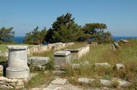 Sanctuaire du site de Camiros à Rhodes. Cliquer pour agrandir l'image.