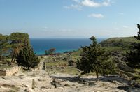 Le site de Camiros à Rhodes. Cliquer pour agrandir l'image.
