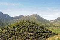 La ville de Sfakia en Crète. Le koules turc sur le plateau d'Askyfou. Cliquer pour agrandir l'image.