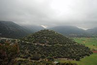 La ville de Sfakia en Crète. Le koules turc sur le plateau d'Askyfou. Cliquer pour agrandir l'image.