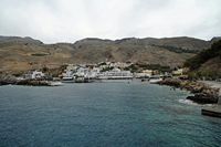 La ville de Sfakia en Crète. Chora Sfakion. Cliquer pour agrandir l'image.