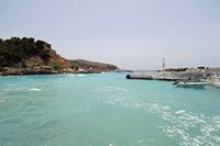 La ville de Sfakia en Crète. Le port de pêche de Chora Sfakion. Cliquer pour agrandir l'image.