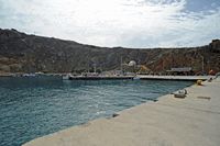 La ville de Sfakia en Crète. Le port de plaisance de Chora Sfakion. Cliquer pour agrandir l'image.
