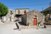 La ville de Vryssès en Crète. La chapelle Saint-Nicolas à Maza (auteur C. Messier). Cliquer pour agrandir l'image.