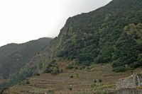 La côte nord de Madère. Route de São Vicente à Porto Moniz. Cliquer pour agrandir l'image.