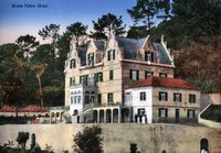 Le jardin tropical du Monte Palace à Madère. L'hôtel Monte Palace dans les années 1940. Cliquer pour agrandir l'image.