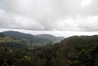 Le village de Santo António da Serra à Madère. Vallée de Machico depuis quinta da Junta. Cliquer pour agrandir l'image.