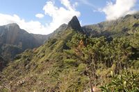 Le village de Serra de Água à Madère. Vue sur valle Ribeira Brava. Cliquer pour agrandir l'image.