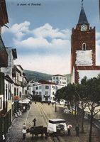 La cathédrale de Funchal à Madère. Cathédrale vers 1935, carte postale. Cliquer pour agrandir l'image.