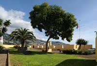 Le quartier São Pedro de Funchal à Madère. Le Forte do Pico. Cliquer pour agrandir l'image.