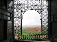 La ville de Telouet au Maroc. Casbah de Telouet. Cliquer pour agrandir l'image.